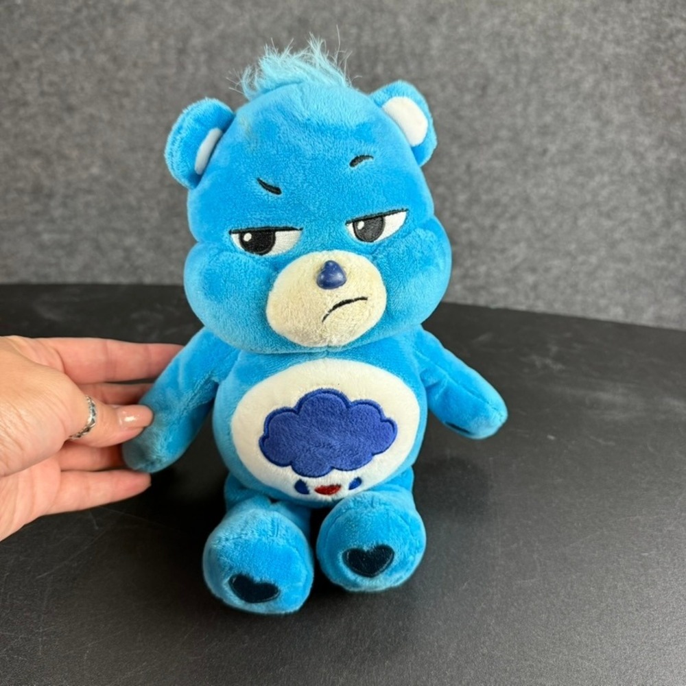 Care Bears - GRUMPY Bear - 10" Plush Stuffed - Unlock The Magic Basic Fun 2020